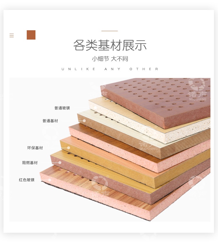 籃球館槽木吸音板各類基材