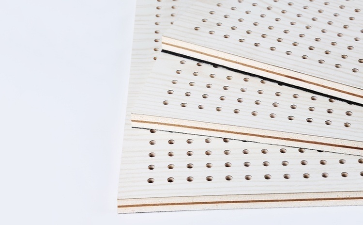 會議室裝修墻面用玻鎂穿孔吸音板-1